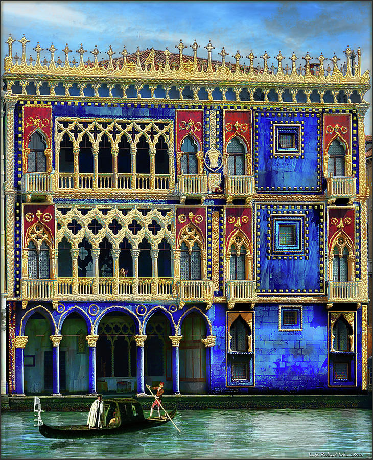Ca dOro Venice  Digital Art by Lutz Roland Lehn