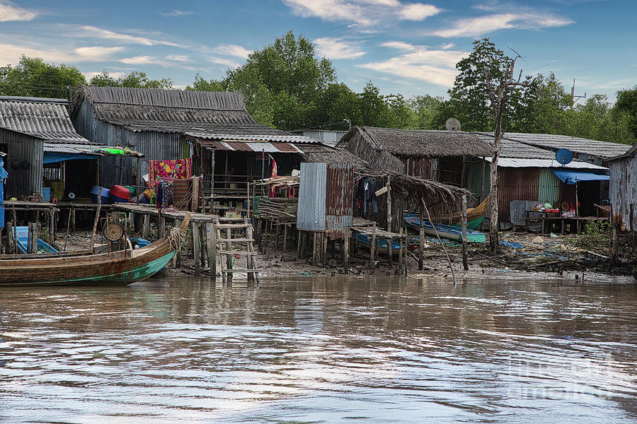 Ca Mau Region Vietnam Village Photograph by Chuck Kuhn - Pixels