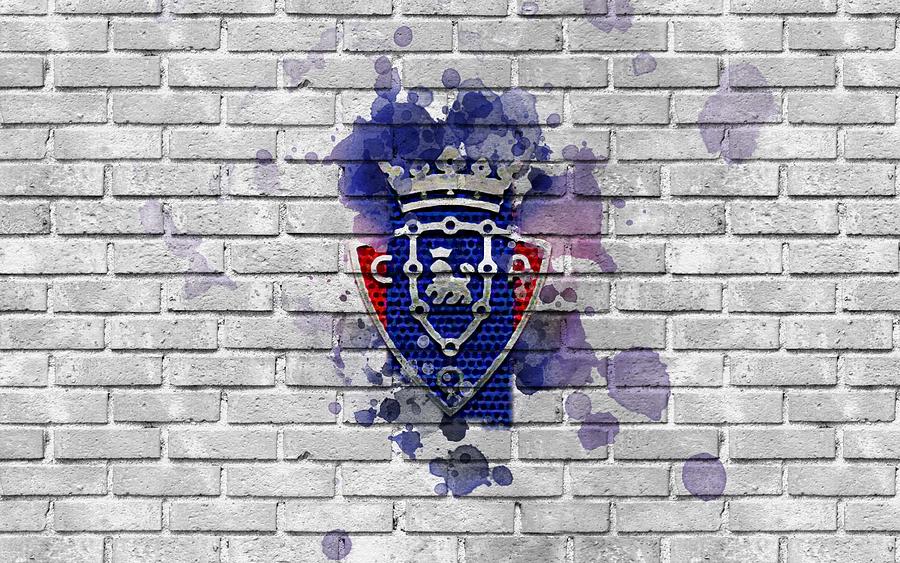 Ca Osasuna Logo Spanish Football Club Mesh Ca Osasuna La Liga Pamplona