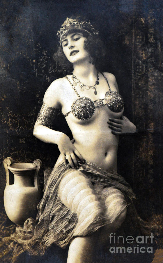 Vintage Photograph - Cabaret Dancer by Jon Neidert