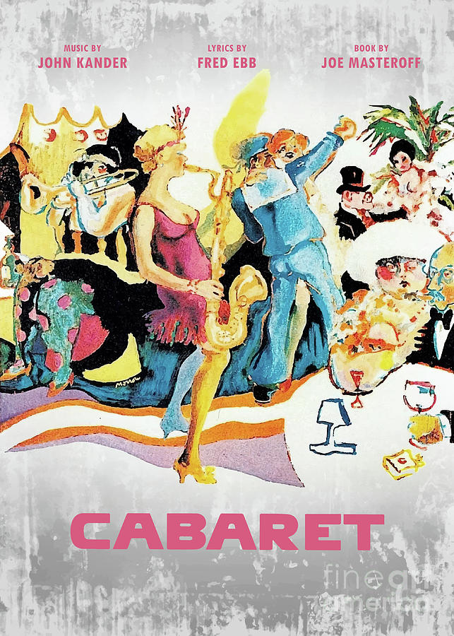 Broadway Digital Art - Cabaret Musical by Bo Kev