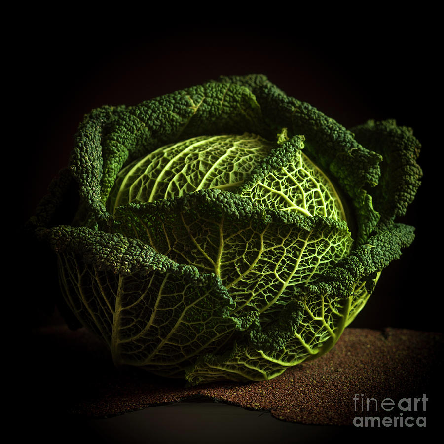 Cabbage Photograph - Cabbage by Bernard Jaubert