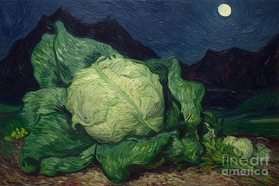 Vincent Van Gogh Painting - Cabbage painting  by N Akkash