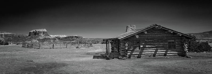 Cabin at Ghost Ranch Photograph by Joye Ardyn Durham