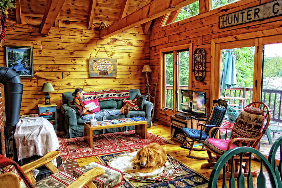 Cabin at the Lake Photograph by Russ Considine