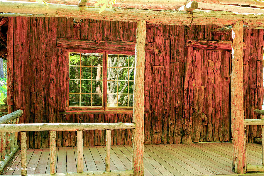 Cabin Back Porch  Photograph by Randy Bradley