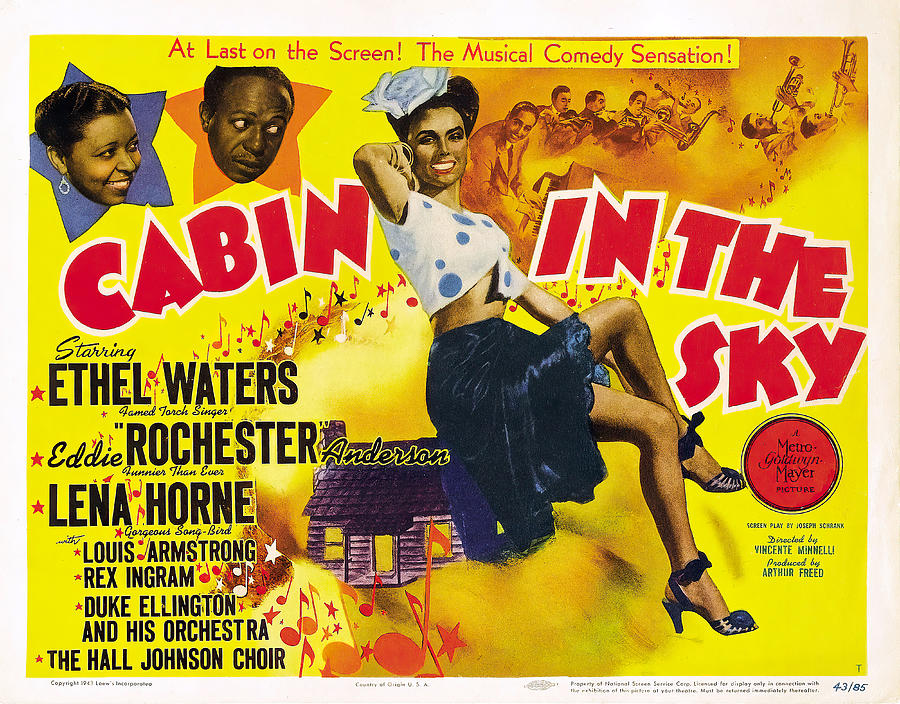 Lena Horne Mixed Media - Cabin in the Sky poster 1943 by Movie World Posters