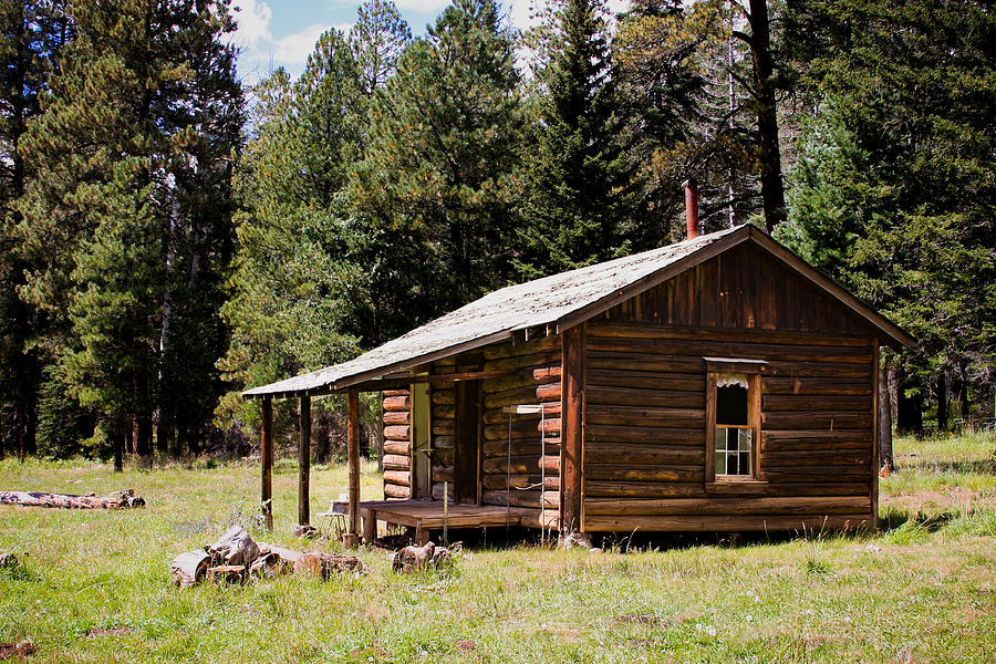Cabin In The Woods Photograph