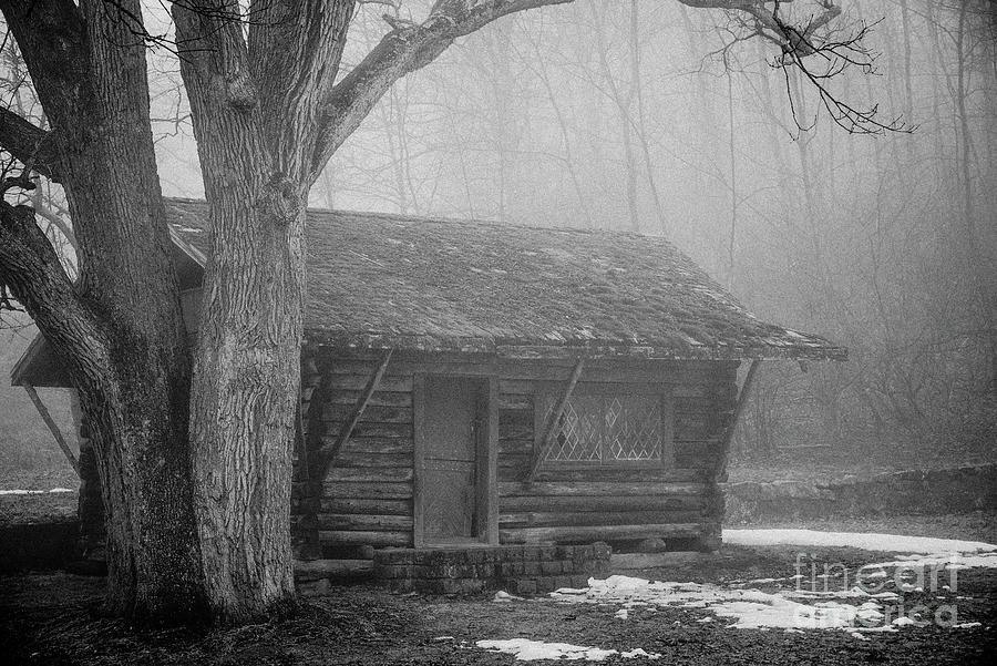 Cabin in Winter Photograph by Jim DeLillo