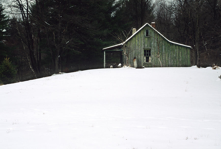 Cabin in Winter Photograph by Puleo