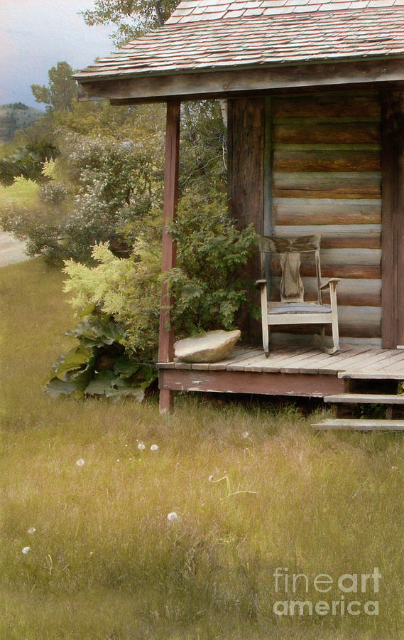Cabin Porch Photograph by Jill Battaglia