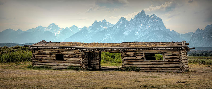 Cabin With A Teton View Photograph