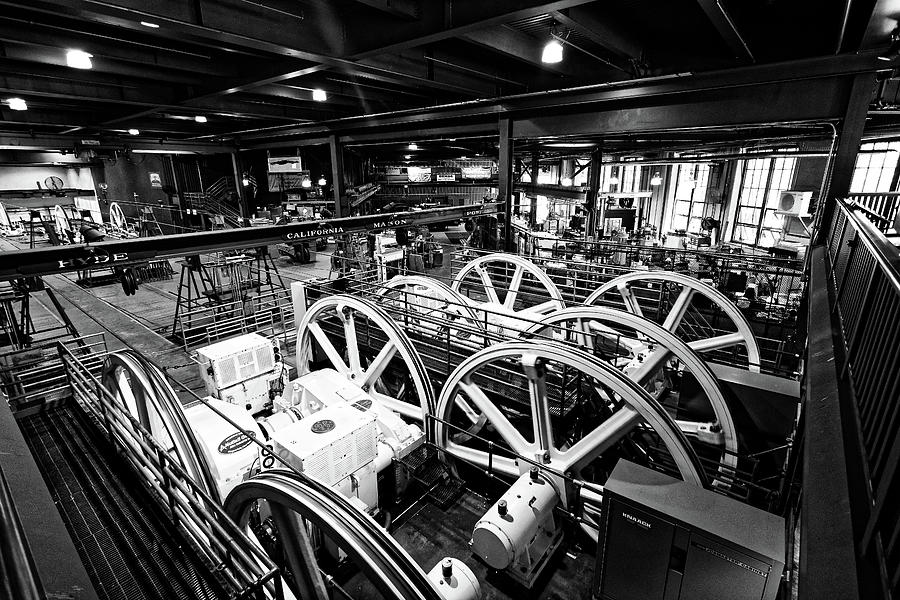 Cable Car Powerhouse -- Cable Car Museum in San Francisco, California Photograph by Darin Volpe
