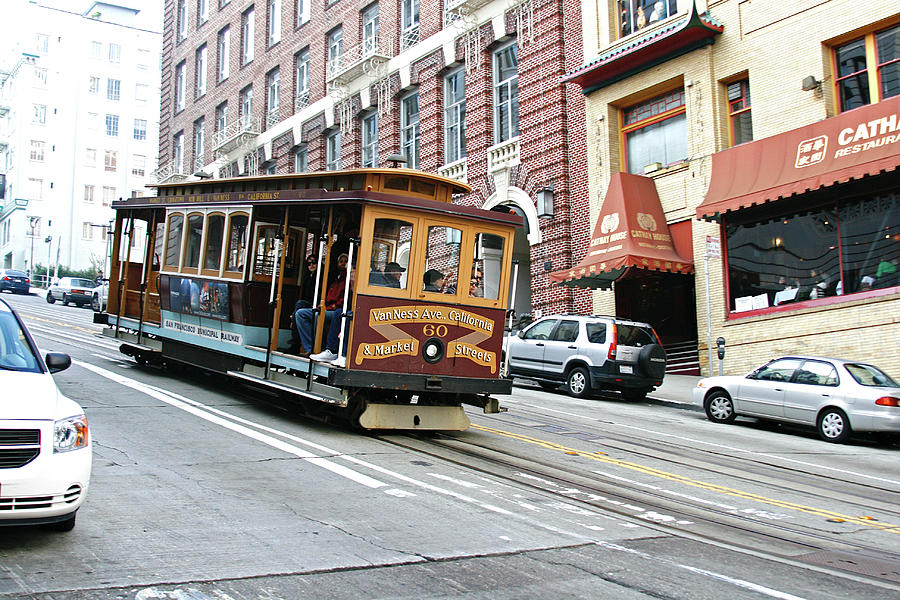Cable Car. San Francisco Photograph by Masha Batkova
