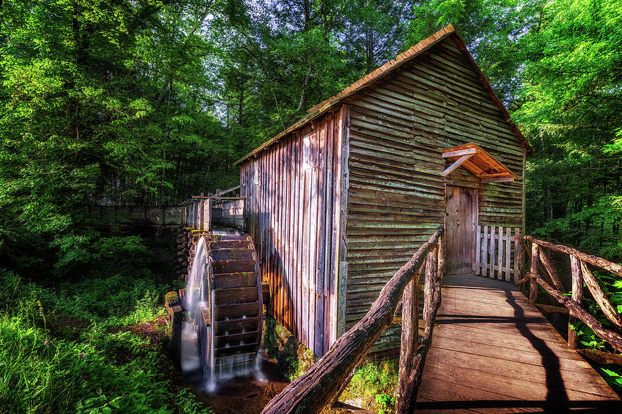 Spring Photograph - Cable Mill in Cades Cove by Rick Berk
