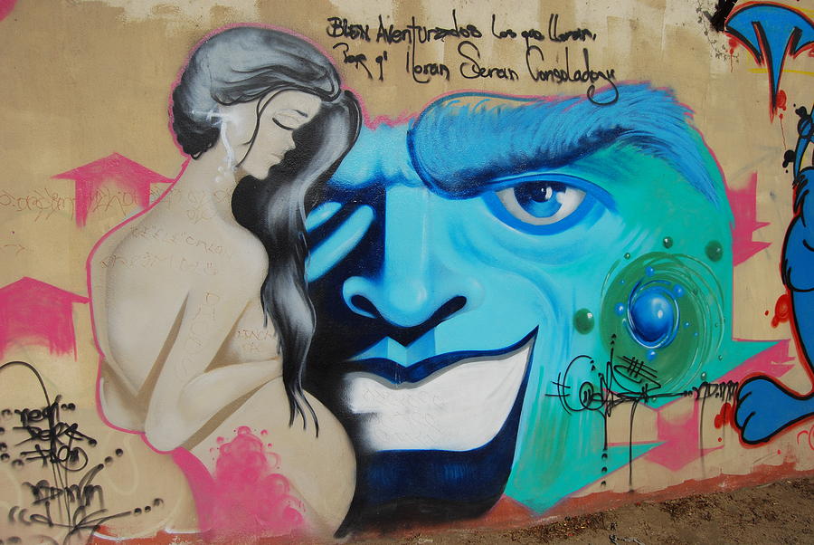 Ensenada Graffiti Photograph by Michael Descher
