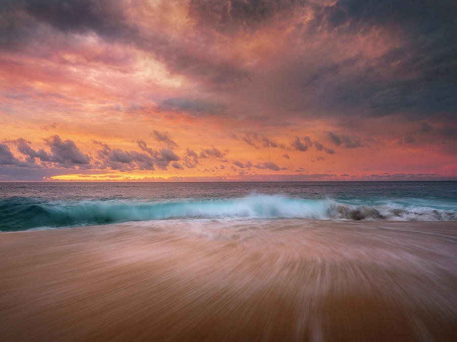 Cabo Sunrise Pallet Photograph by Ryan Manuel