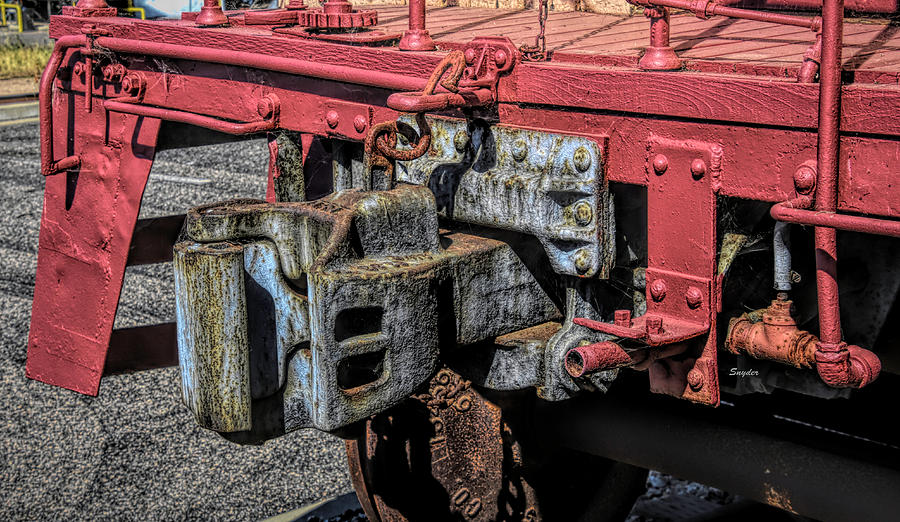 Caboose Number 170 Oceano and Northern Railway Photograph by Floyd Snyder