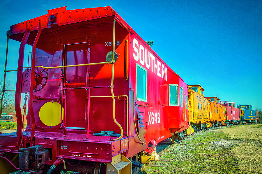 Caboose Train Photograph by Dale R Carlson
