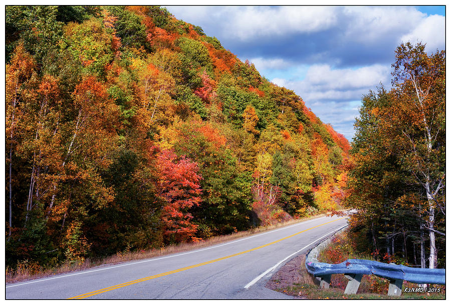 Cabot Trail In Autumn Colors Photograph