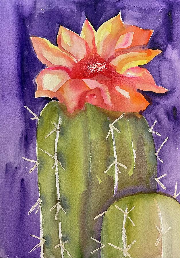 Cactus Painting by Janet Doggett