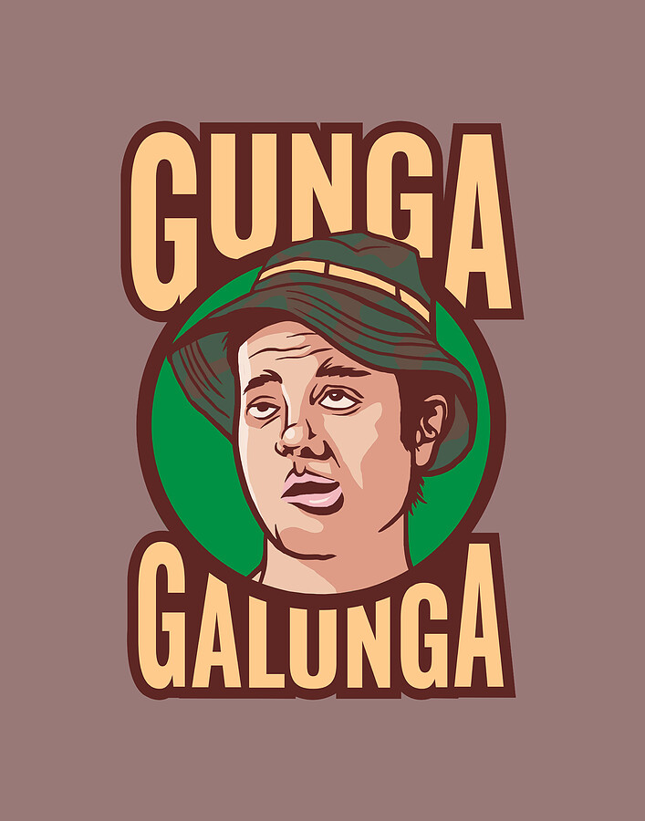 Caddyshack Carl Spackler Gunga Galunga Digital Art by Charlie Oak
