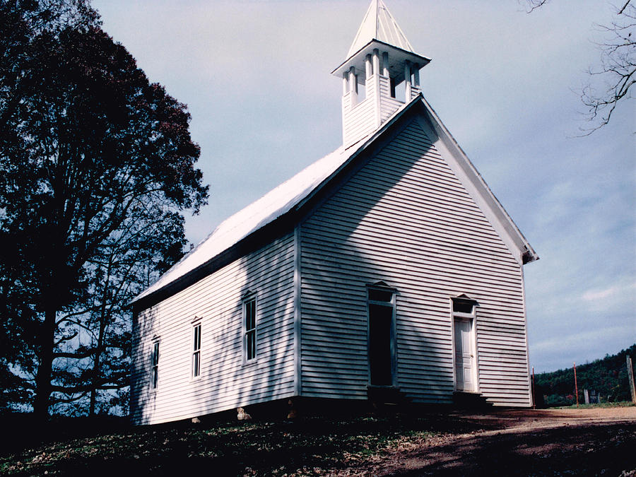 Cades Cove Church on a Hill 93 Photograph by Mike McBrayer