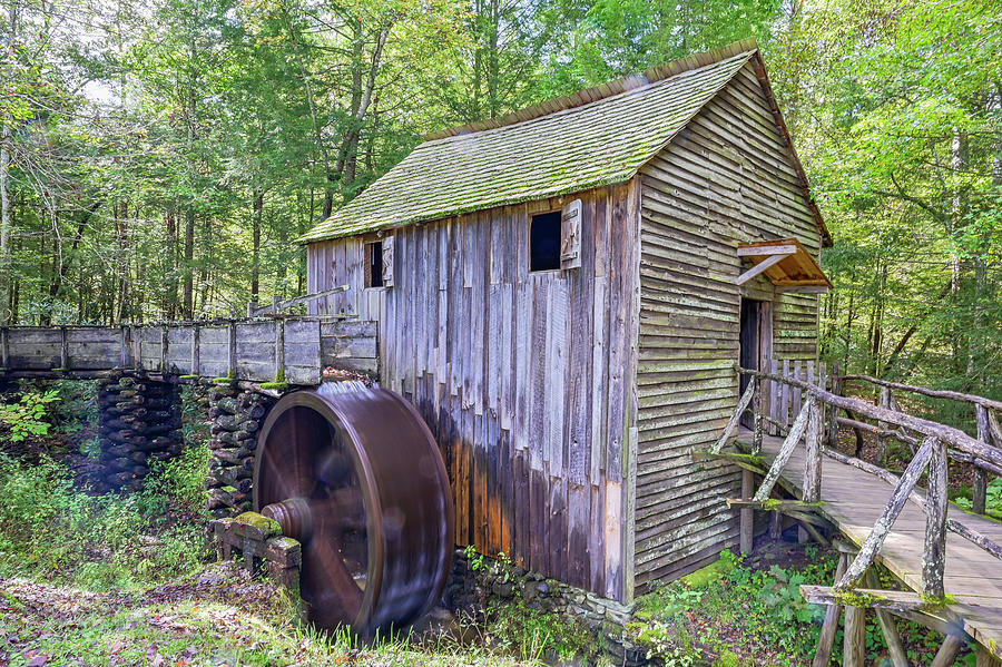 Cades Cove Grist Mill Photograph by Ed Stokes