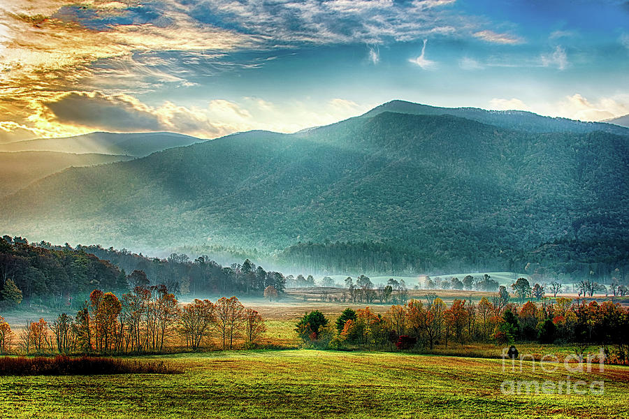 Inspirational Photograph - Cades Cove Sunrise by Jimmy Pappas