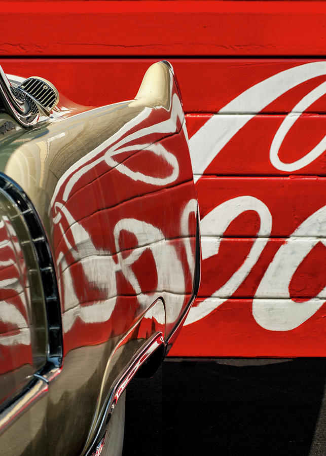 Cadillac and Coke Photograph by Gary Warnimont