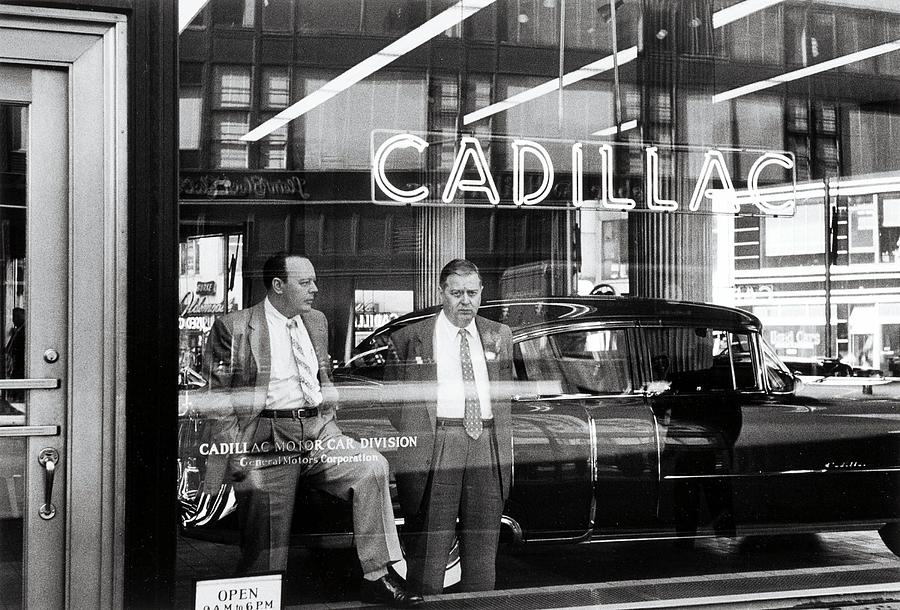 Cadillac Dealership NYC 1955 Digital Art by Kim Kent