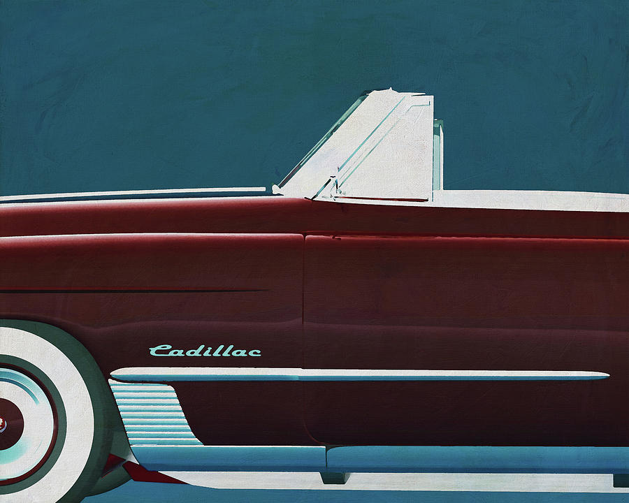 Cadillac Deville 1948 Painting by Jan Keteleer
