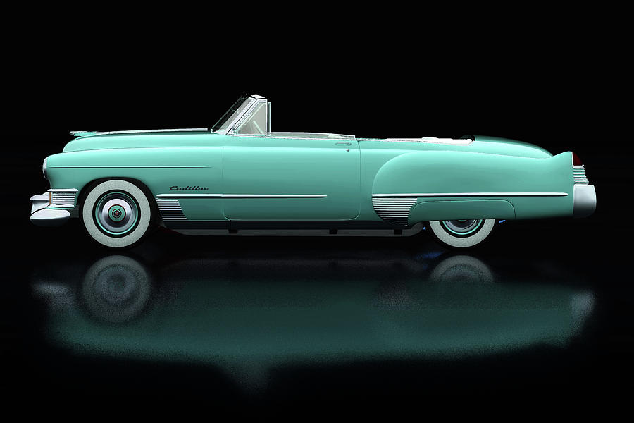 Cadillac Deville 1948 Lateral View Photograph by Jan Keteleer