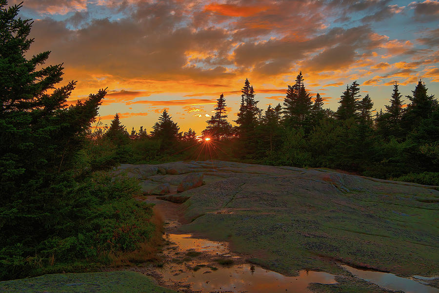 Cadillac Mountain Sunset 8 Photograph by Stephen Vecchiotti