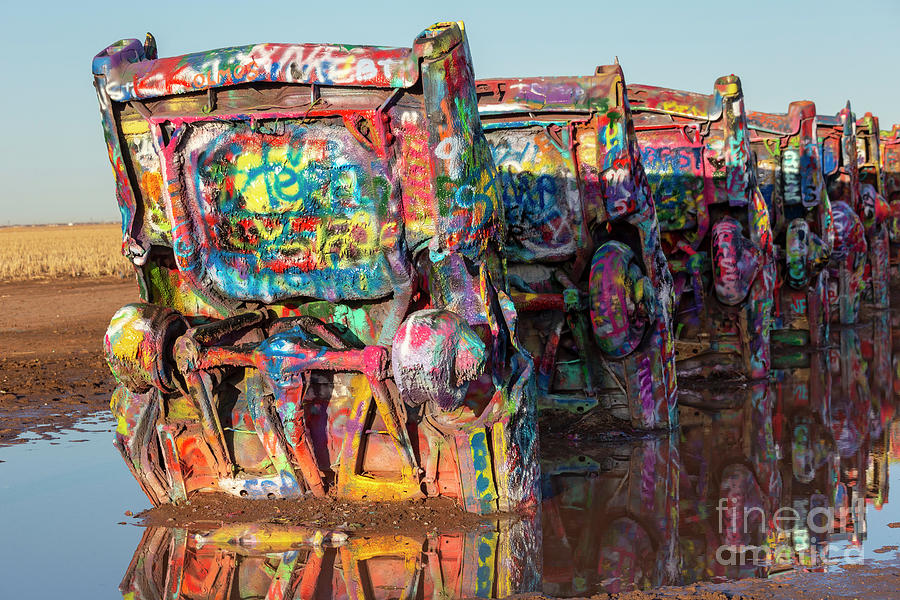 Cadillac Ranch Photograph by Jim West