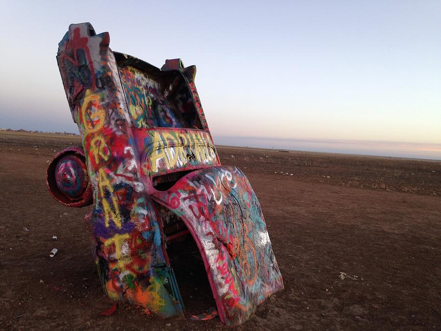 Bruce Springsteen Photograph - Cadillac Ranch by Mike Coyne