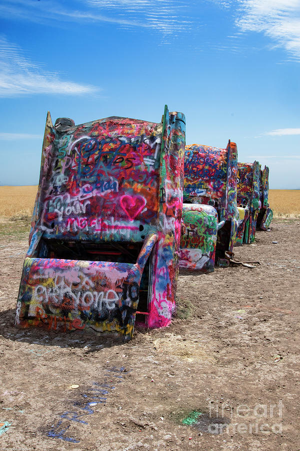 Cadillac Ranch Photograph by Mitch Shindelbower