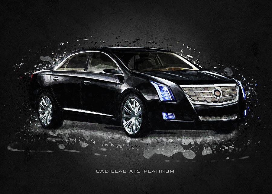 Cadillac XTS Platinum Digital Art by Gab Fernando