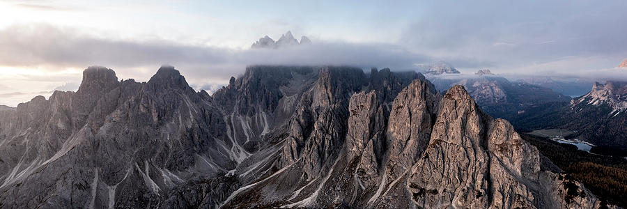 Cadini Peaks Tre Cime de Laveredo Italian Dolomites Photograph by Sonny ...