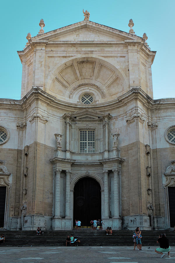 Cadiz Cathedral Facade 2 Photograph by Angelo DeVal