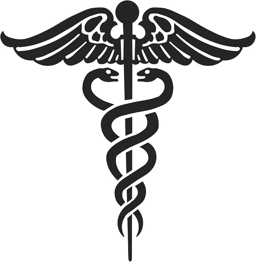 Caduceus Drawing by FrankCangelosi