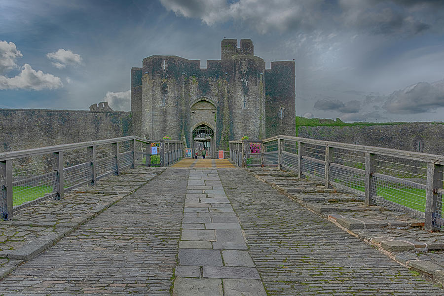 Caerphilly Castle The Gatehouse Photograph