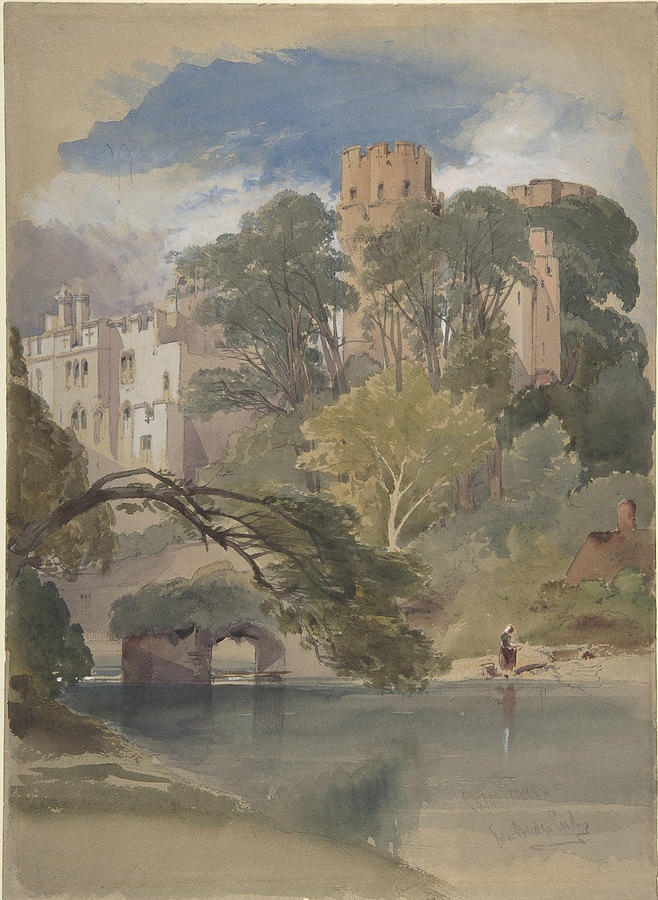William Callow Painting - Caesar s Tower  Warwick Castle  by William Callow