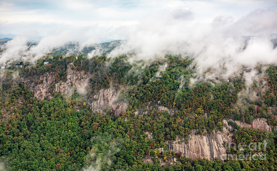 Caesars Head State Park Aerial View Photograph by David Oppenheimer