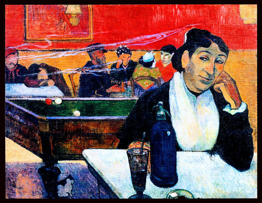 Cafe at Arles 1888 Painting by Paul Gauguin