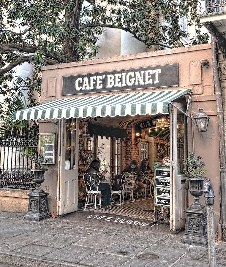 New Orleans Photograph - Cafe Beignet On Royal Street by Toni Abdnour