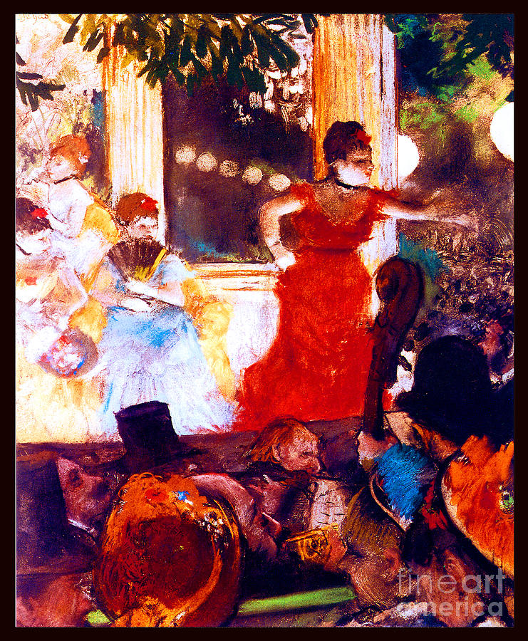 Cafe-concert At The Ambassadeurs 1876 Painting