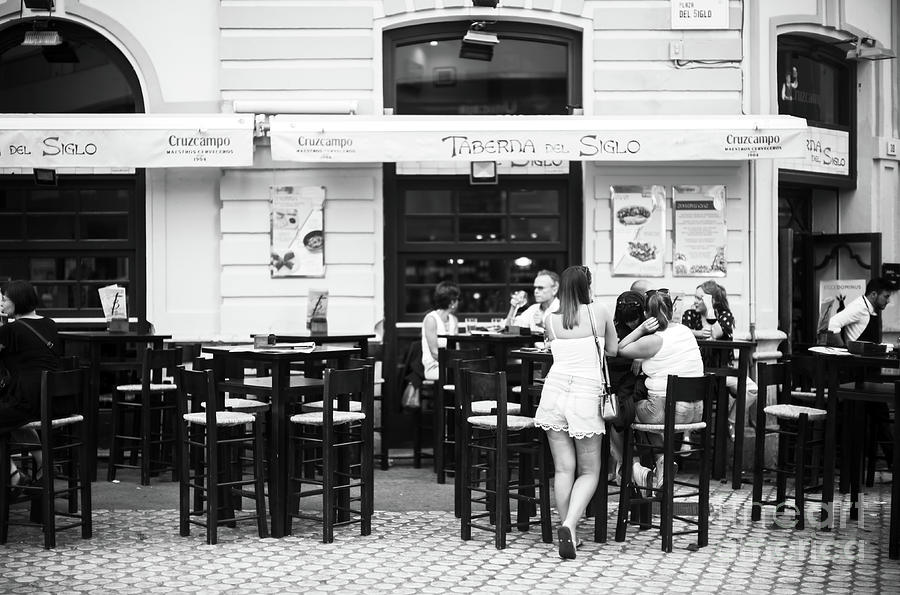 Cafe Days in Malaga Photograph by John Rizzuto