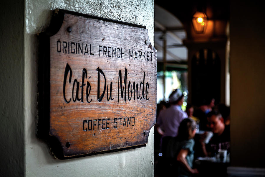 Cafe Du Monde Ambience  Photograph by Bryan Moore