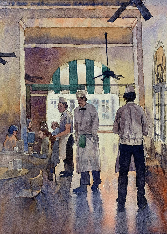 Cafe du Monde - NOLA Painting by Michael Broshar - Pixels